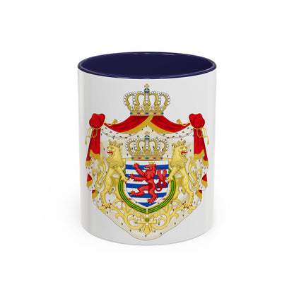 Greater coat of arms of the grand-duchy of Luxembourg 2 - Accent Coffee Mug