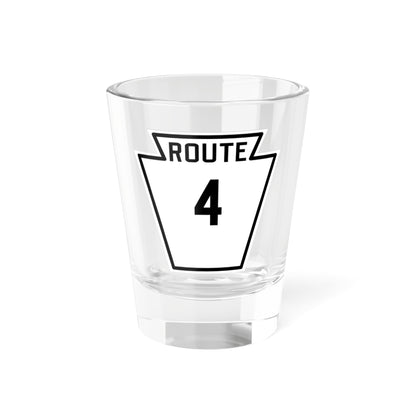 PA-4 1926 (Pennsylvania) (Road Sign) Shot Glass 1.5oz