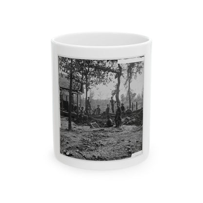 Atlanta, Georgia. Federal Picket Post Shortly Before The Battle Of July 22 (U.S. Civil War) White Coffee Mug