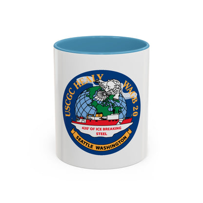 USCGC Healy WAGB 20 Seattle Wash (U.S. Coast Guard) Accent Coffee Mug