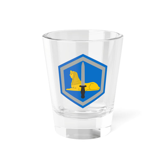 Verre à liqueur de la 66e Brigade de renseignement militaire (armée américaine) 1,5 oz