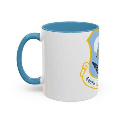 446th Airlift Wing (U.S. Air Force) Accent Coffee Mug