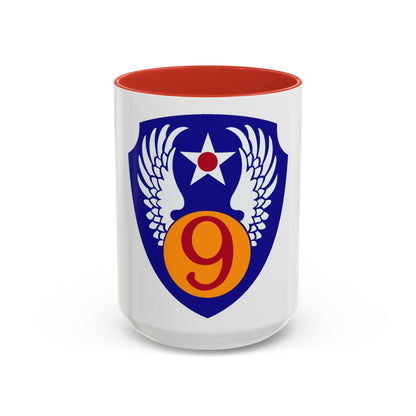 9th Air Force (U.S. Army) Accent Coffee Mug
