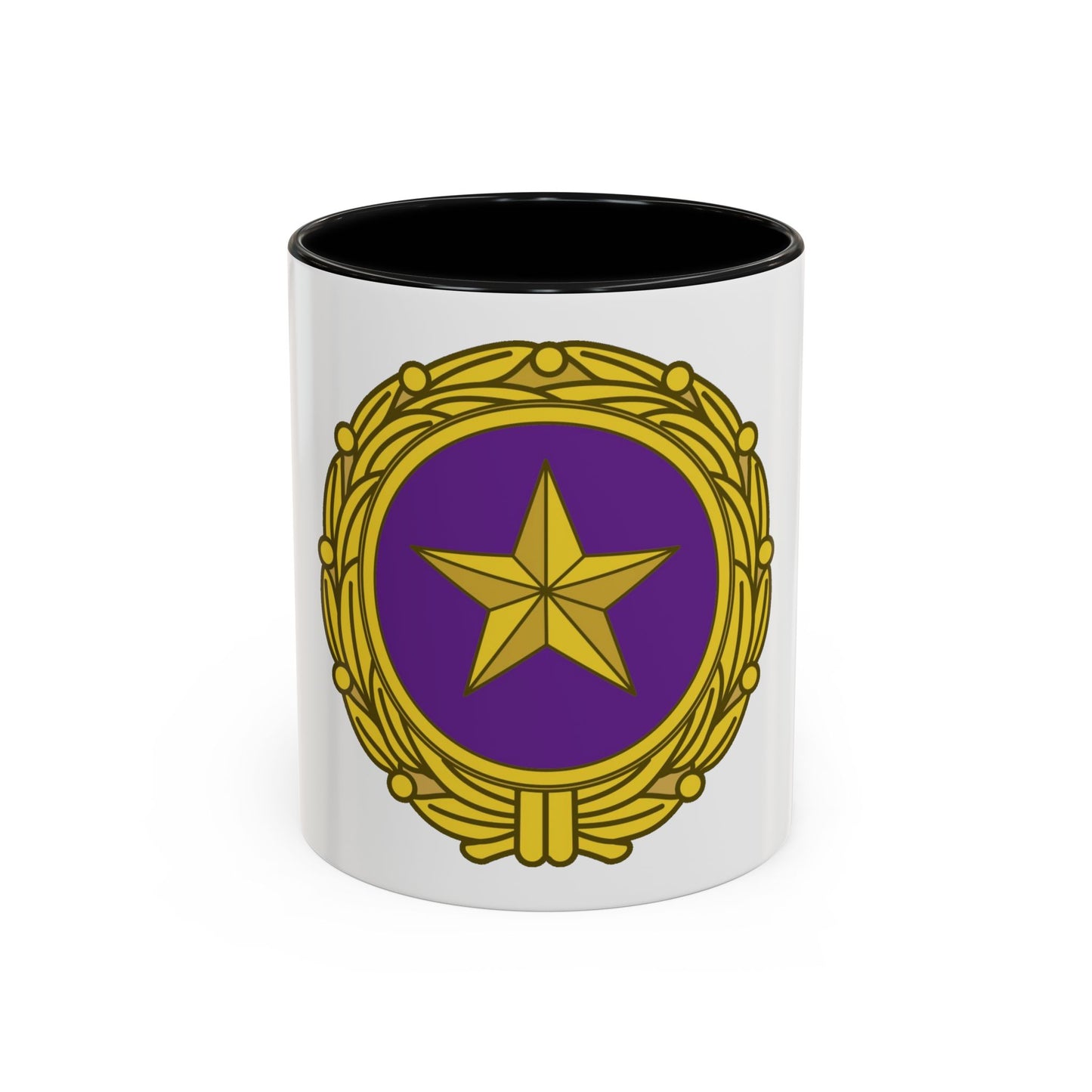 Gold Star Lapel (U.S. Army) Accent Coffee Mug