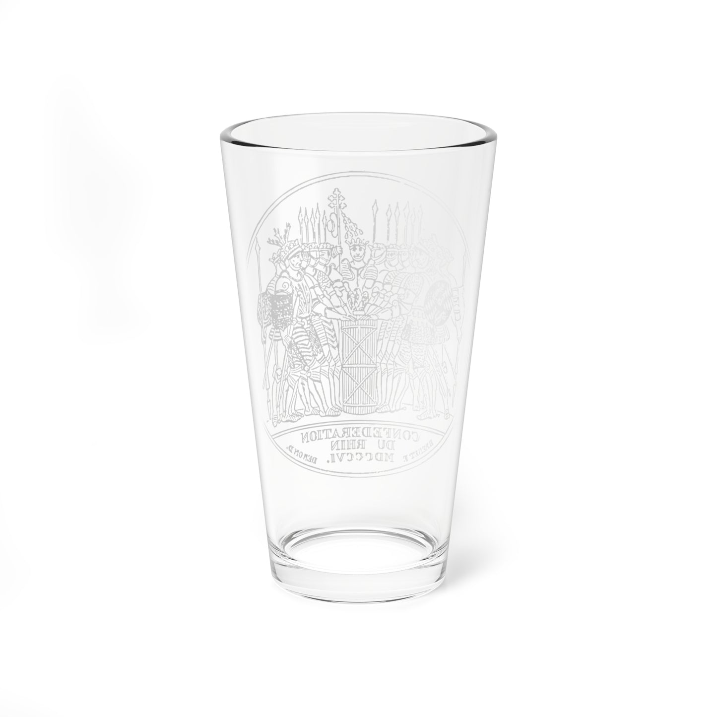Commemorative Medal of the Rhine Confederation (Germany) (Coat of Arms) Pint Glass 16oz