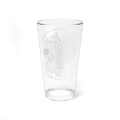 Commemorative Medal of the Rhine Confederation (Germany) (Coat of Arms) Pint Glass 16oz