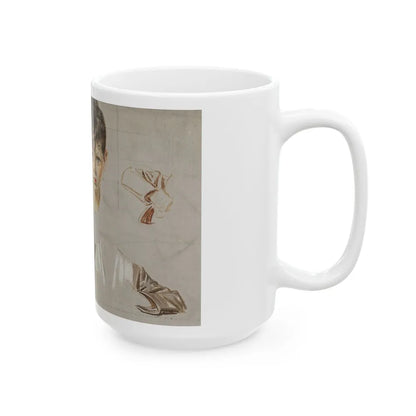 Boy study - White Coffee Mug-Go Mug Yourself