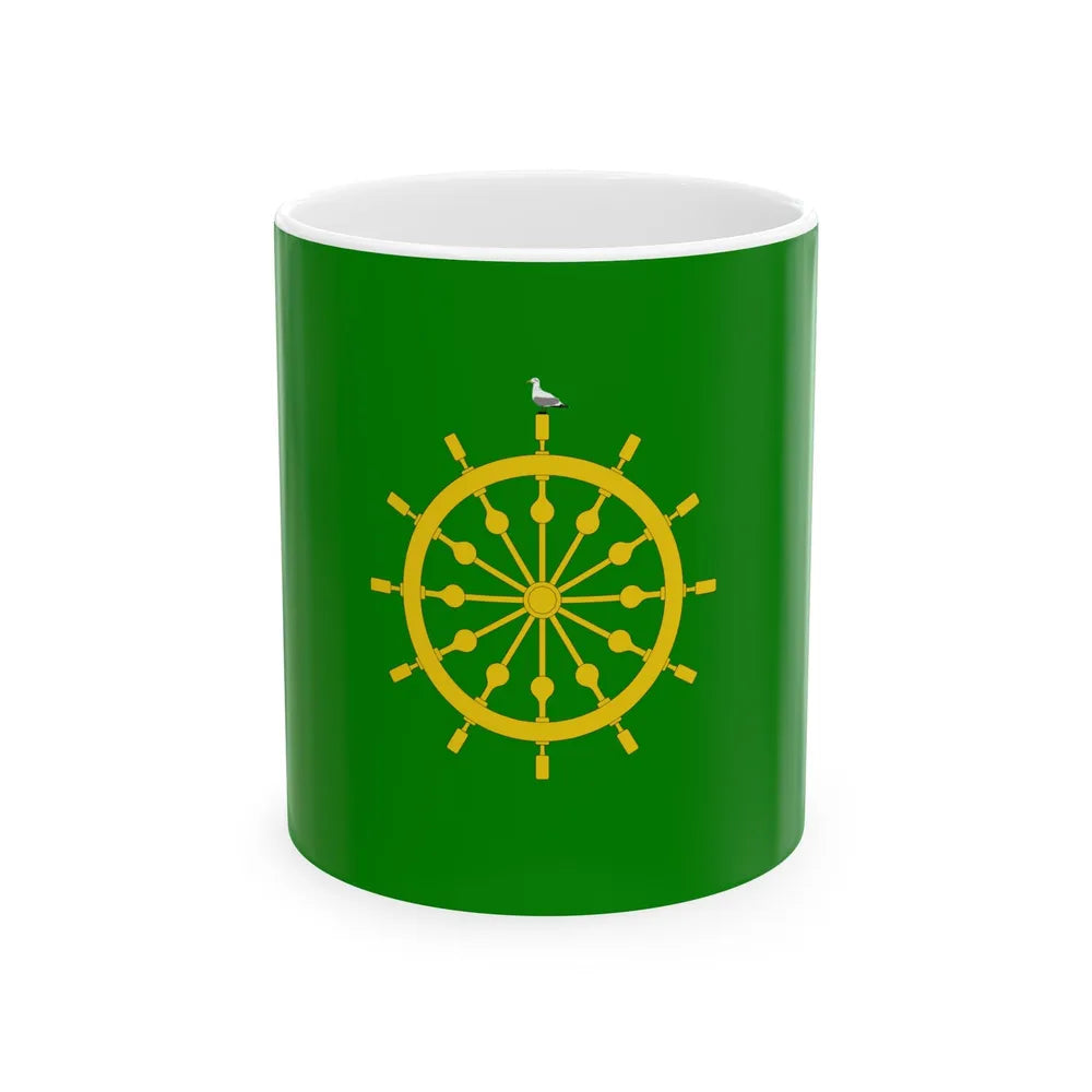 Flag of Ta' Xbiex Malta - White Coffee Mug-11oz-Go Mug Yourself