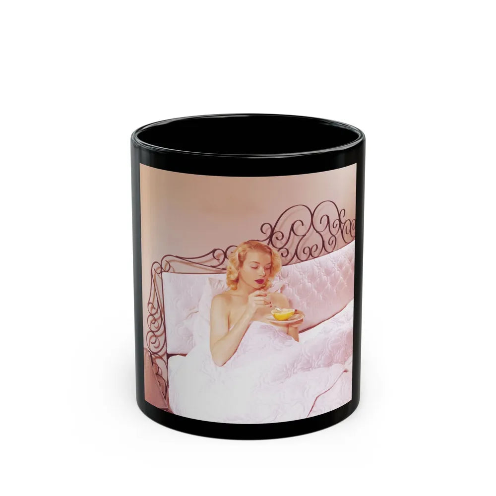 Eve Meyer #37 (Vintage Female Icon) Black Coffee Mug-11oz-Go Mug Yourself