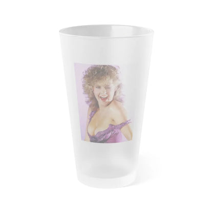 Linda Blair #74 (Vintage Female Icon) Frosted Pint 16oz-16oz-Frosted-Go Mug Yourself