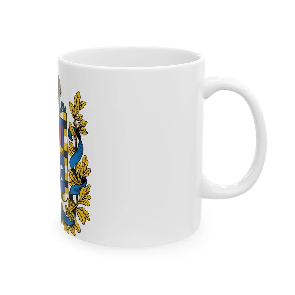 Coat of arms of Bessarabia Governorate 1878 - White Coffee Mug-Go Mug Yourself