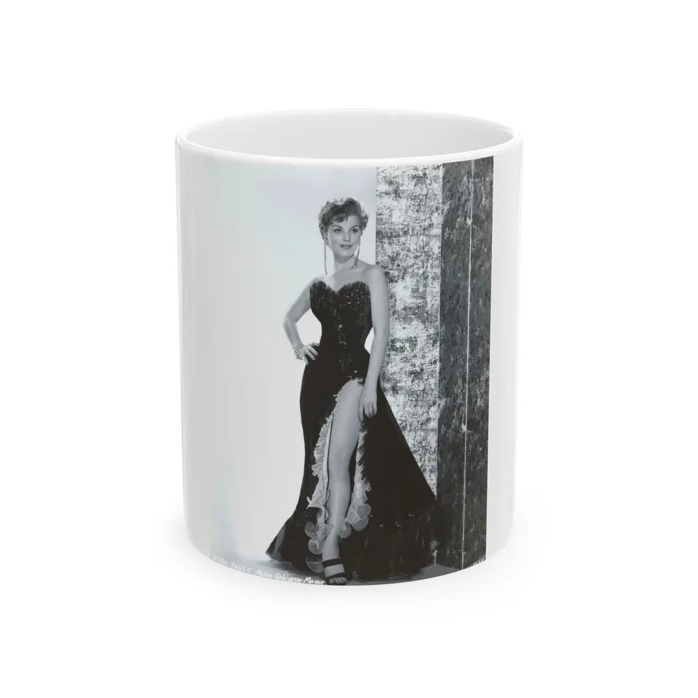 Debra Paget #636 (Vintage Female Icon) White Coffee Mug-11oz-Go Mug Yourself