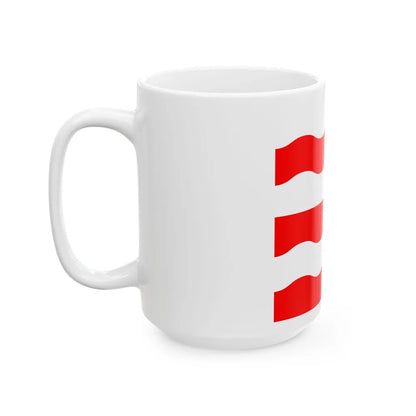 Flag of Morges Switzerland - White Coffee Mug-Go Mug Yourself