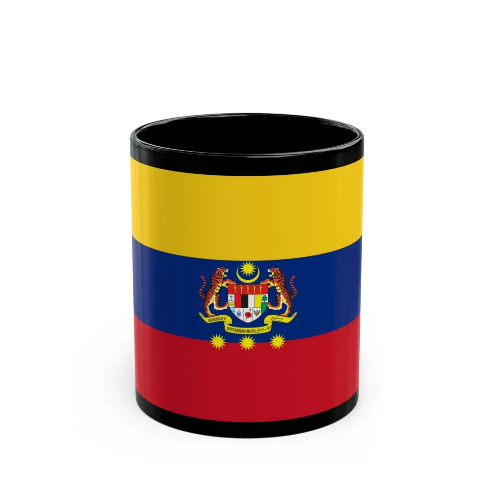 Flag of Federal Territories of Malaysia - Black Coffee Mug-11oz-Go Mug Yourself