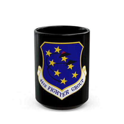 44th Fighter Group (U.S. Air Force) Black Coffee Mug-15oz-Go Mug Yourself