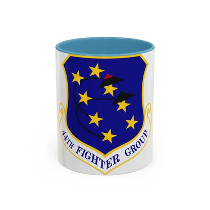 44th Fighter Group (U.S. Air Force) Accent Coffee Mug 11oz Light Blue - Go Mug Yourself