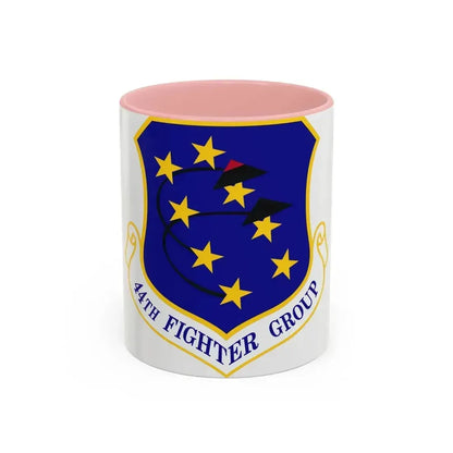 44th Fighter Group (U.S. Air Force) Accent Coffee Mug 11oz Pink - Go Mug Yourself