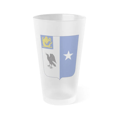 44th Infantry Regiment (U.S. Army) Frosted Pint Glass 16oz-Go Mug Yourself