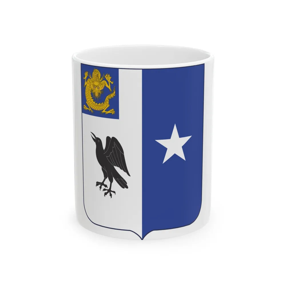 44th Infantry Regiment (U.S. Army) White Coffee Mug-11oz-Go Mug Yourself