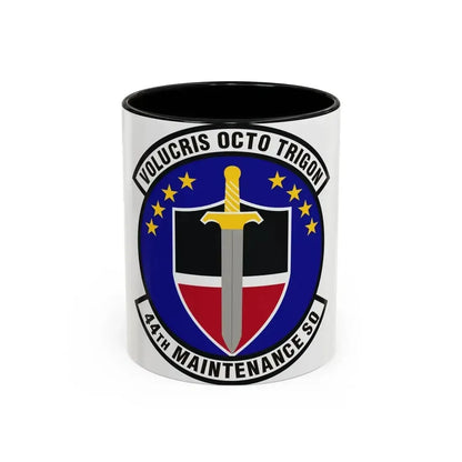 44th Maintenance Squadron (U.S. Air Force) Accent Coffee Mug 11oz Black - Go Mug Yourself