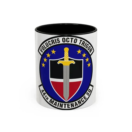 44th Maintenance Squadron (U.S. Air Force) Accent Coffee Mug 11oz Black - Go Mug Yourself
