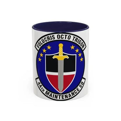 44th Maintenance Squadron (U.S. Air Force) Accent Coffee Mug 11oz Navy - Go Mug Yourself