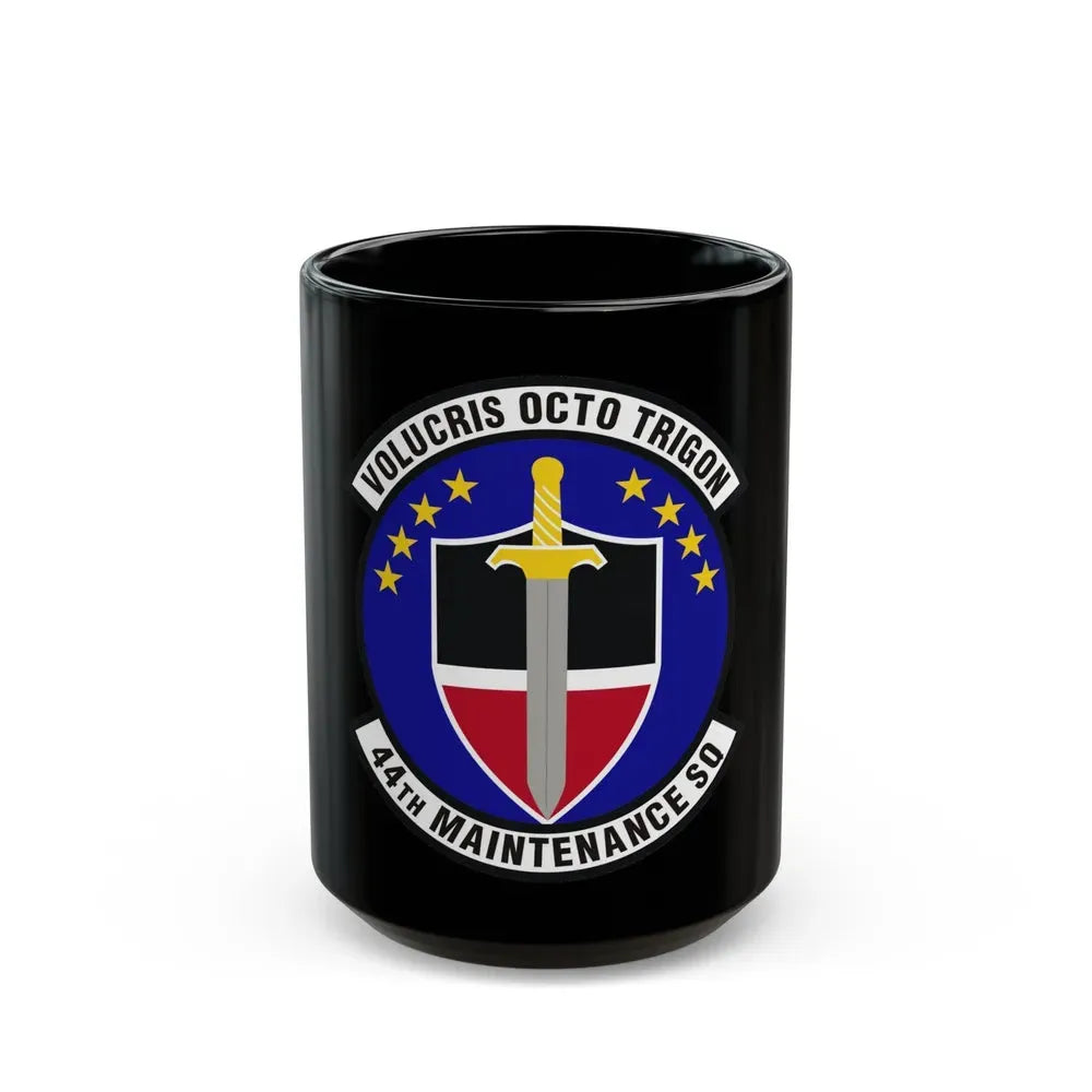 44th Maintenance Squadron (U.S. Air Force) Black Coffee Mug 15oz - Go Mug Yourself