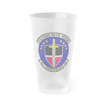 44th Maintenance Squadron (U.S. Air Force) Frosted Pint Glass 16oz 16oz Frosted - Go Mug Yourself
