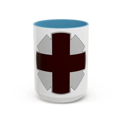 44th Medical Command DUI (U.S. Army) Accent Coffee Mug 15oz Light Blue - Go Mug Yourself
