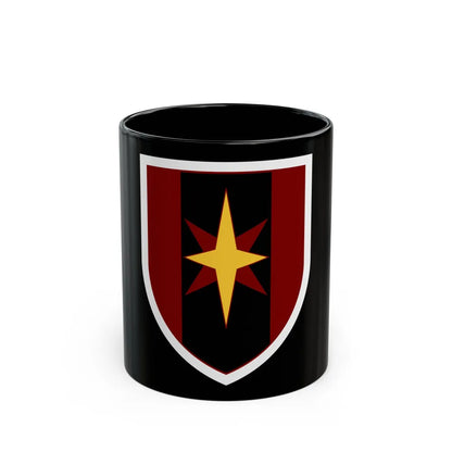 44th Medical Command SSI (U.S. Army) Black Coffee Mug-11oz-Go Mug Yourself