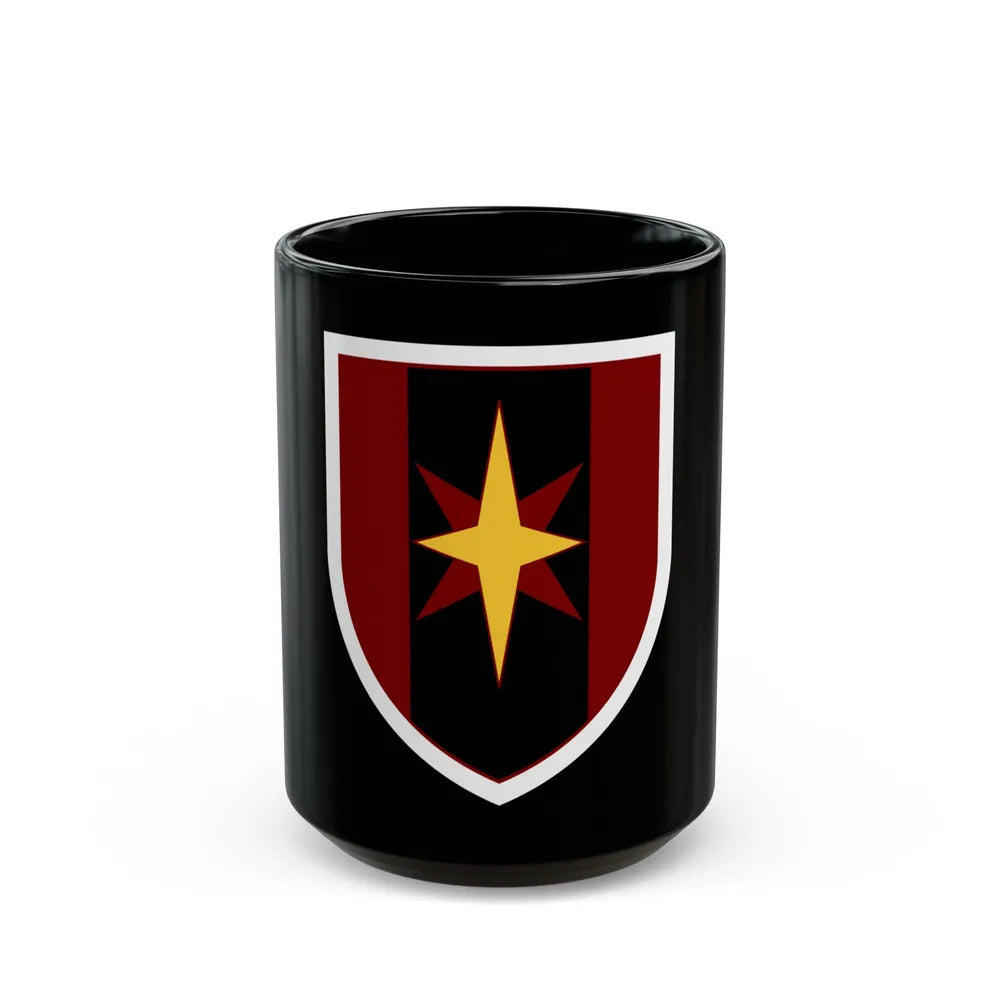 44th Medical Command SSI (U.S. Army) Black Coffee Mug-15oz-Go Mug Yourself