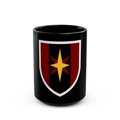 44th Medical Command SSI (U.S. Army) Black Coffee Mug-15oz-Go Mug Yourself