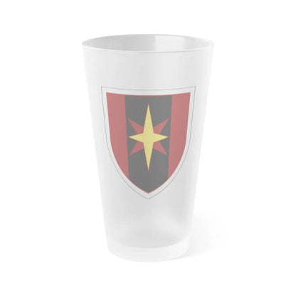 44th Medical Command SSI (U.S. Army) Frosted Pint Glass 16oz-Go Mug Yourself