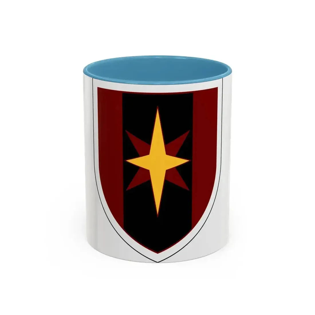 44th Medical Command SSI (U.S. Army) Accent Coffee Mug 11oz Light Blue - Go Mug Yourself
