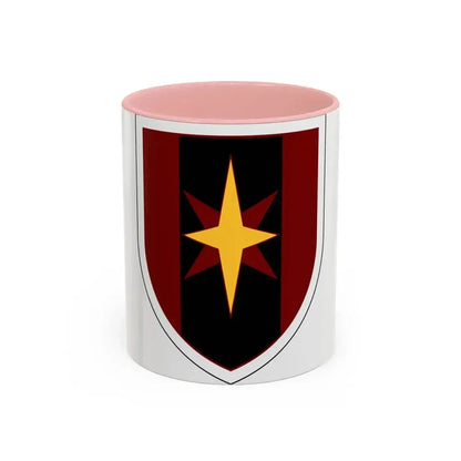 44th Medical Command SSI (U.S. Army) Accent Coffee Mug 11oz Pink - Go Mug Yourself