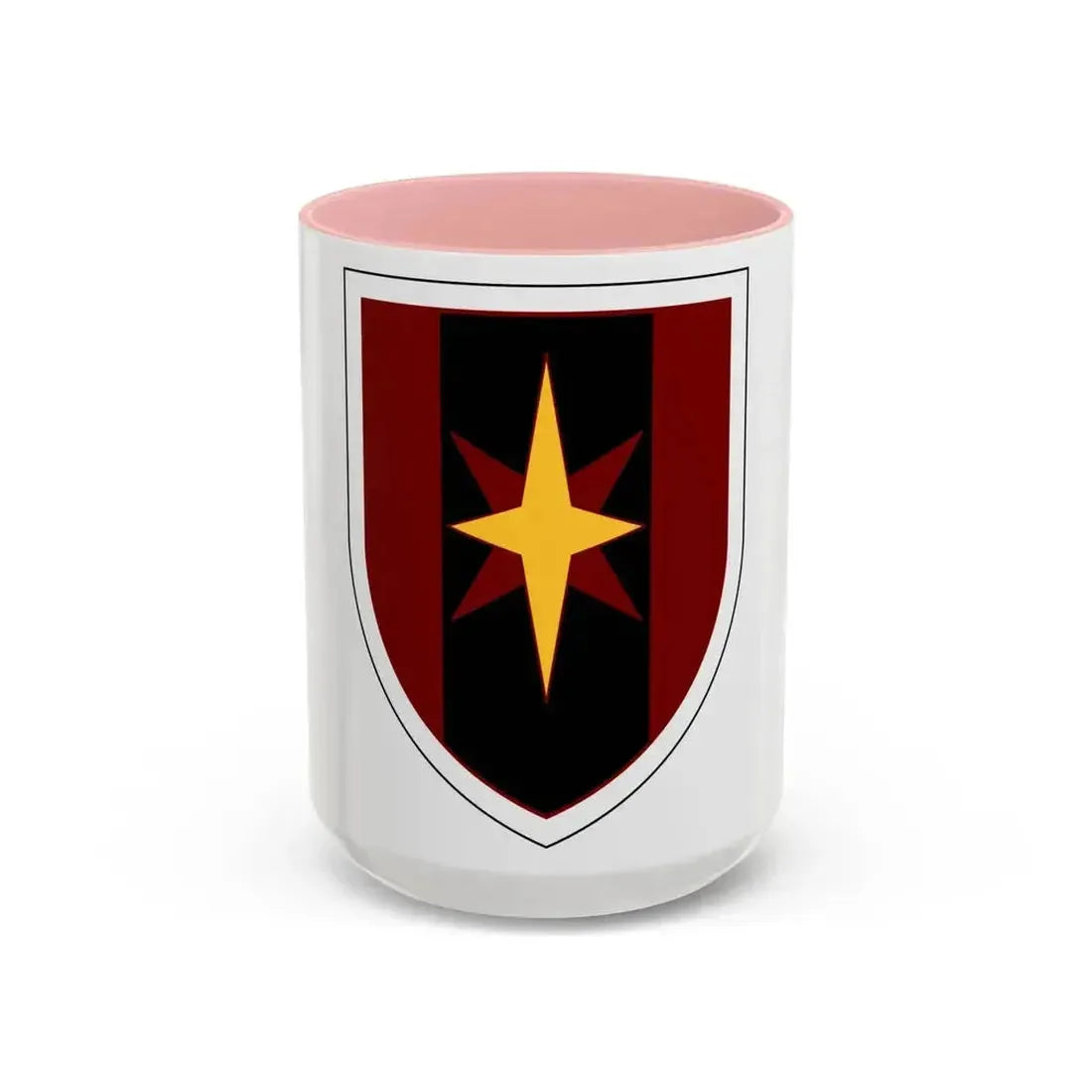44th Medical Command SSI (U.S. Army) Accent Coffee Mug 15oz Pink - Go Mug Yourself