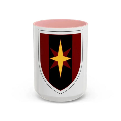 44th Medical Command SSI (U.S. Army) Accent Coffee Mug 15oz Pink - Go Mug Yourself