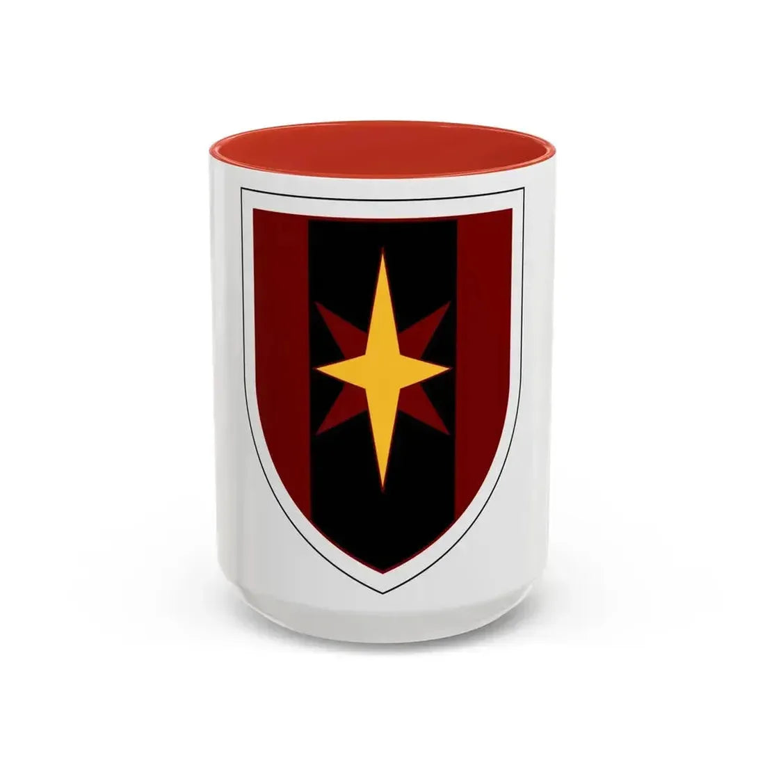 44th Medical Command SSI (U.S. Army) Accent Coffee Mug 15oz Red - Go Mug Yourself
