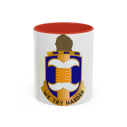 45 Aviation Battalion (U.S. Army) Accent Coffee Mug 11oz Red - Go Mug Yourself