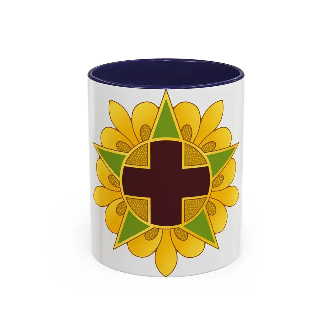 45 Field Hospital (U.S. Army) Accent Coffee Mug 11oz Navy - Go Mug Yourself