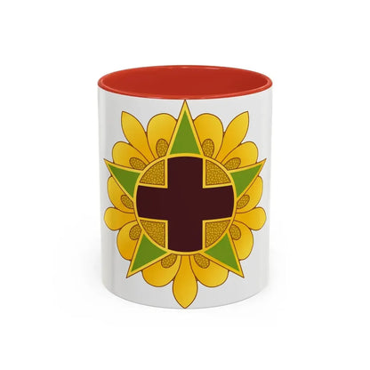 45 Field Hospital (U.S. Army) Accent Coffee Mug 11oz Red - Go Mug Yourself