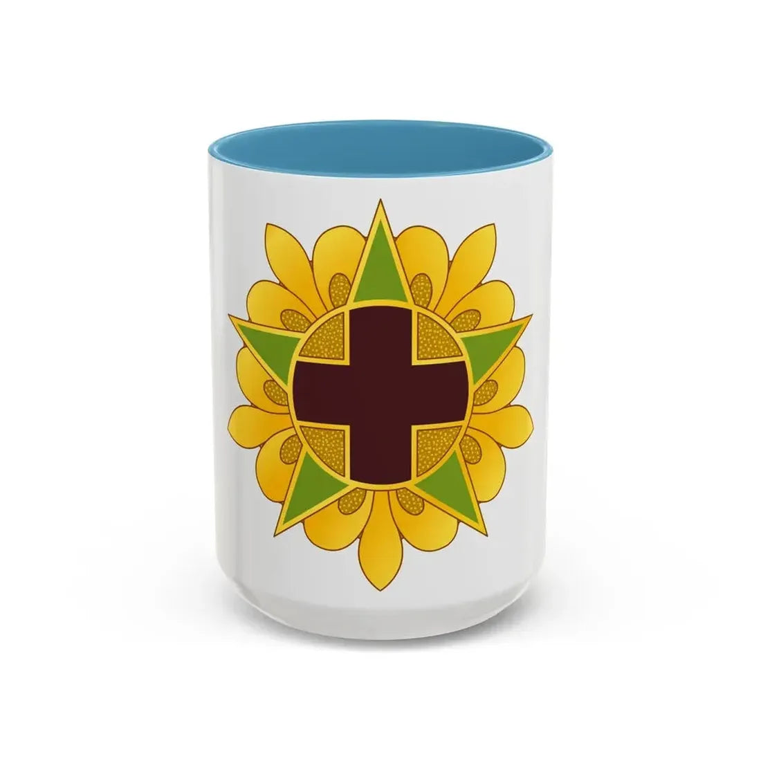 45 Field Hospital (U.S. Army) Accent Coffee Mug 15oz Light Blue - Go Mug Yourself