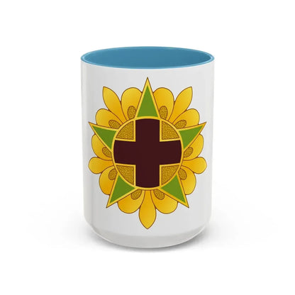 45 Field Hospital (U.S. Army) Accent Coffee Mug 15oz Light Blue - Go Mug Yourself