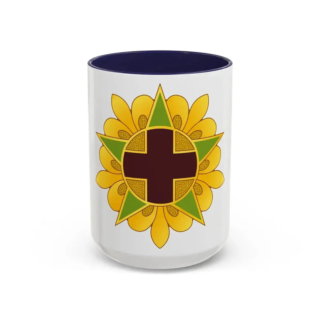 45 Field Hospital (U.S. Army) Accent Coffee Mug 15oz Navy - Go Mug Yourself