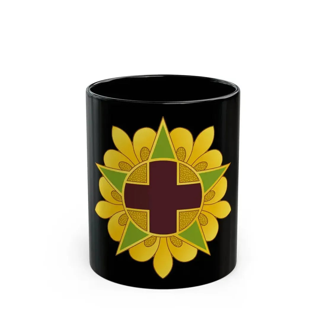 45 Field Hospital (U.S. Army) Black Coffee Mug 11oz - Go Mug Yourself