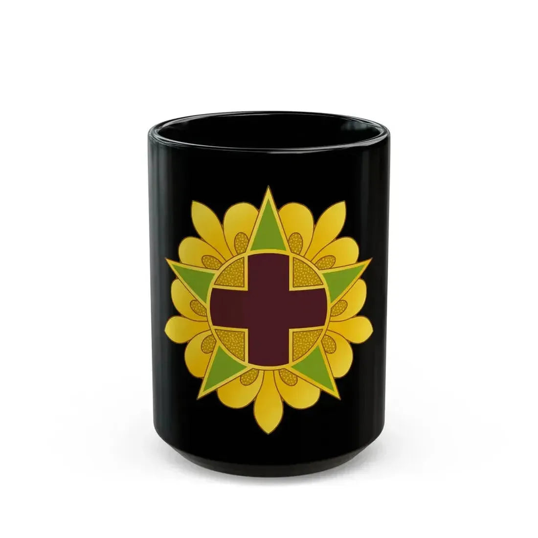 45 Field Hospital (U.S. Army) Black Coffee Mug 15oz - Go Mug Yourself
