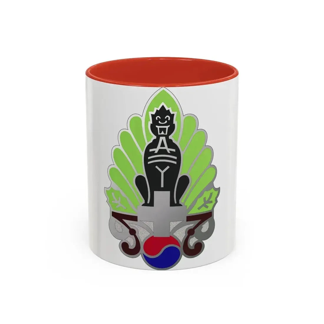 45 Surgical Hospital (U.S. Army) Accent Coffee Mug 11oz Red - Go Mug Yourself