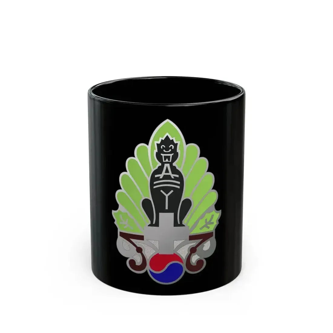 45 Surgical Hospital (U.S. Army) Black Coffee Mug 11oz - Go Mug Yourself