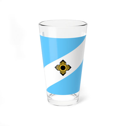 Flag of Madison Wisconsin 1962-2018 (United States) Pint Glass 16oz