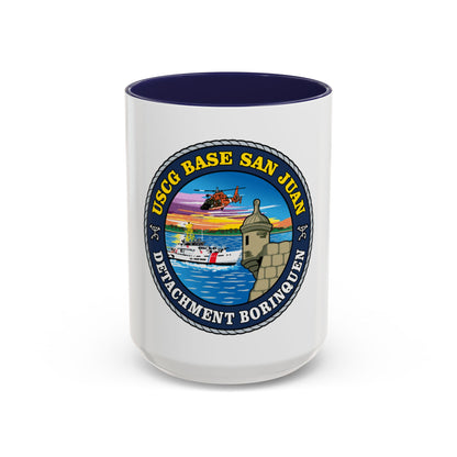 USCG Base San Juan (U.S. Coast Guard) Accent Coffee Mug